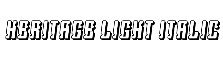Heritage Light Italic  les polices de caractères gratuit tlcharger