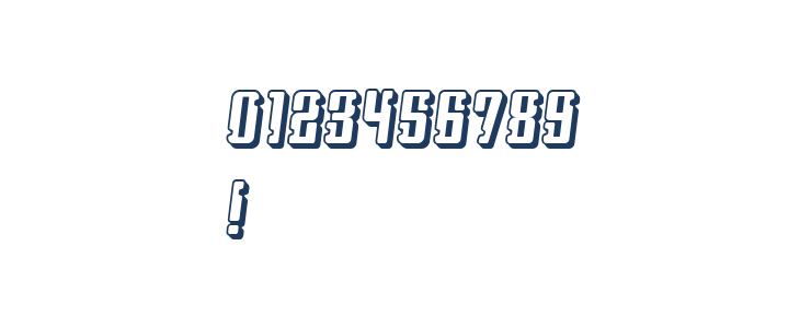 Heritage Light Italic Other Characters