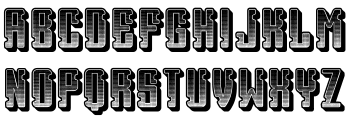 Heritage Regular Font LOWERCASE