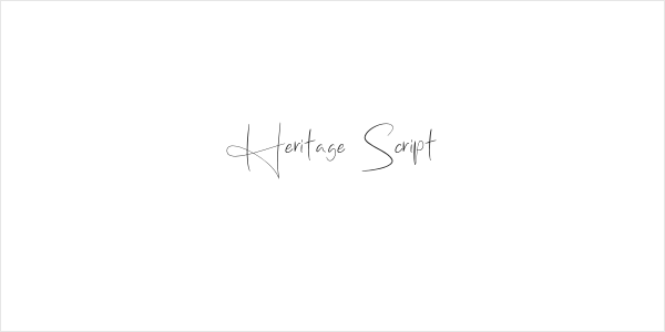 Heritage Script Logo