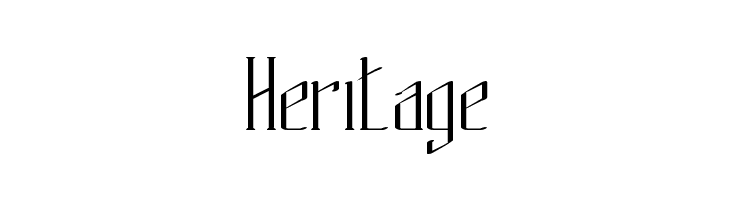Heritage फ़ॉन्ट