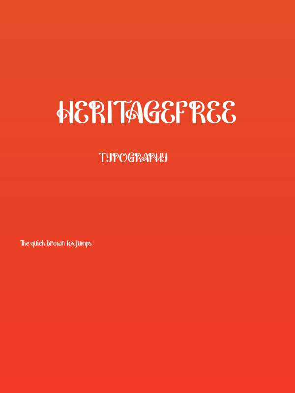 HeritageFREE Poster