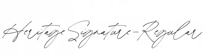 HeritageSignature-Regular 