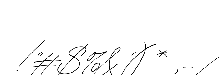 HeritageSignature-Regular Font OTHER CHARS