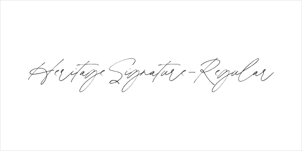 HeritageSignature-Regular Logo