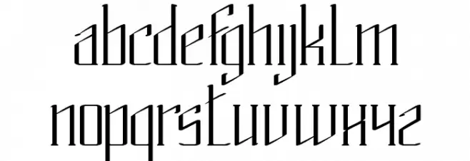 Heritage خط أحرف صغيرة