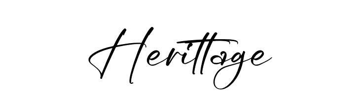 Herittage  Frei Schriftart Herunterladen