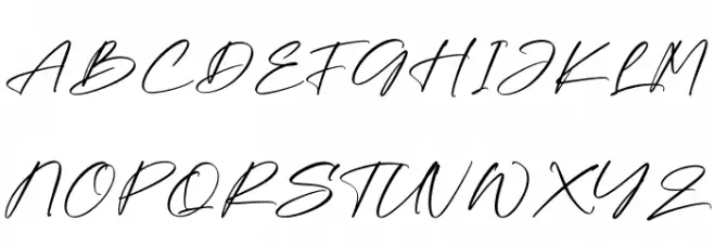 Herittage फ़ॉन्ट अपरकेस