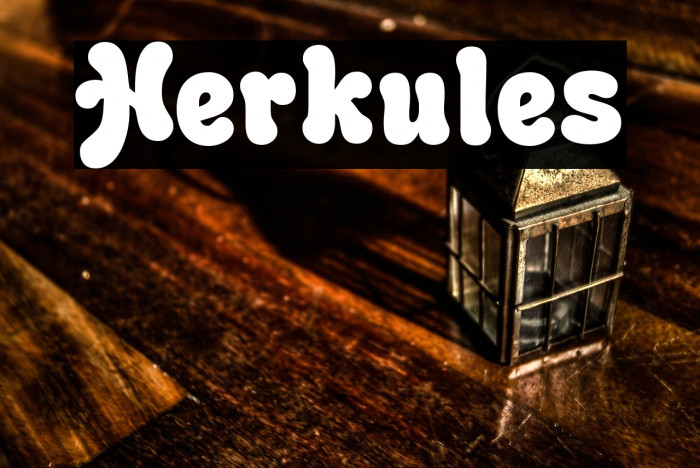 Herkules Font examples
