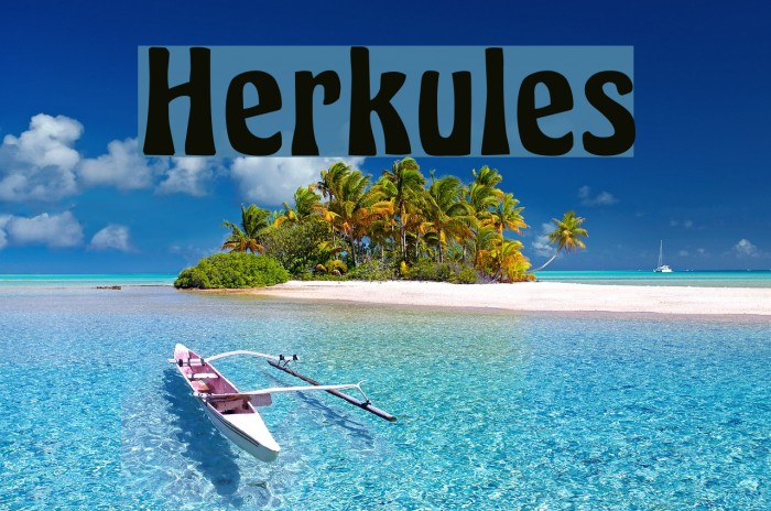 Herkules Font examples