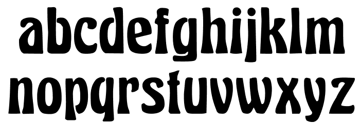 Herkules Font LOWERCASE