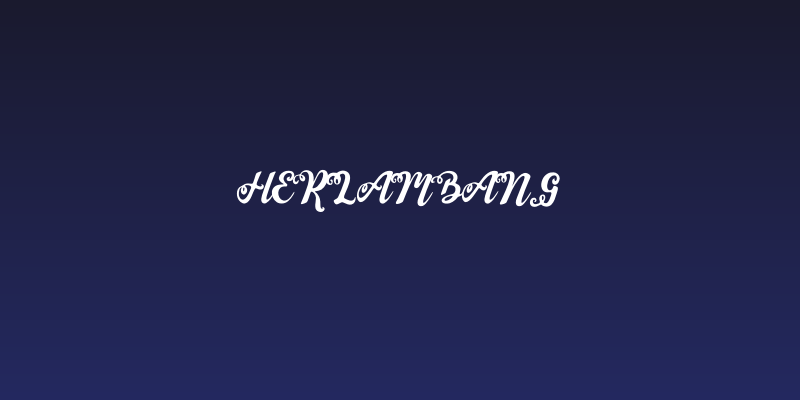 Herlambang Social Header