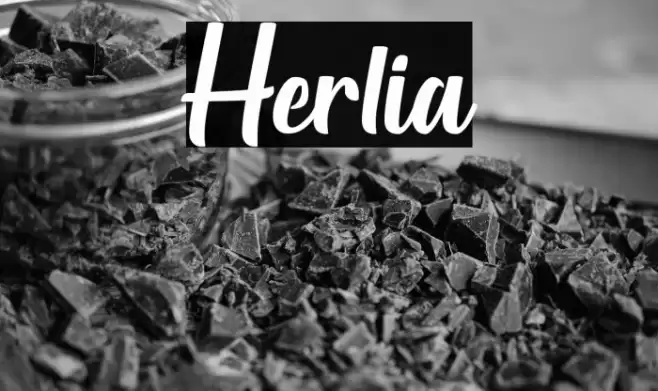Herlia Font examples