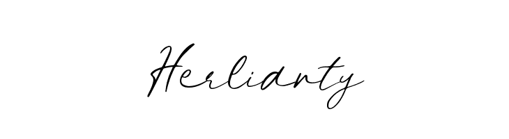 Herlianty  नि: शुल्क फ़ॉन्ट्स डाउनलोड