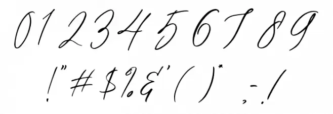 Herlianty Font OTHER CHARS