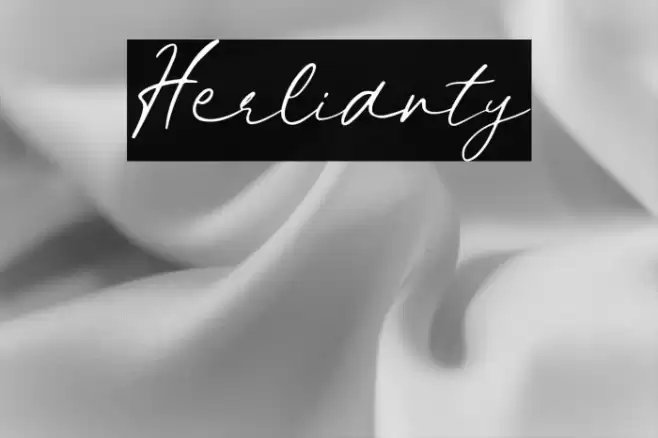 Herlianty Font examples