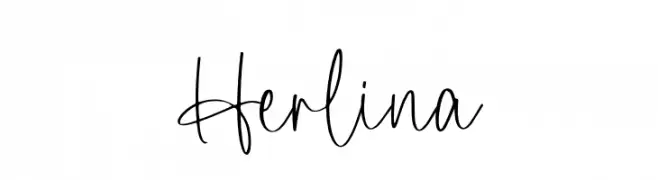 Herlina  Frei Schriftart Herunterladen