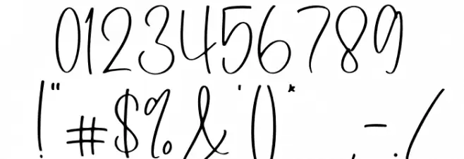 Herlina Font OTHER CHARS