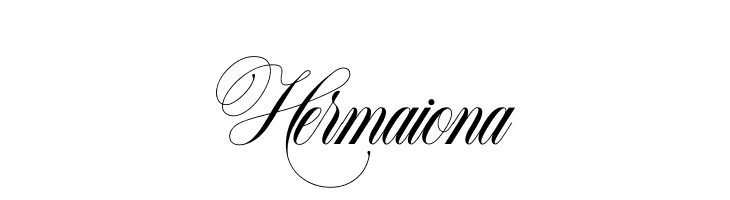 Hermaiona  フリーフォントのダウンロード