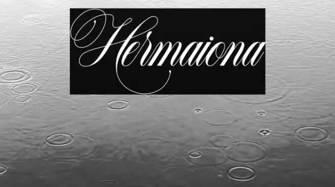 Hermaiona Font examples