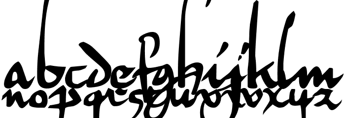 Herman Decanus AH Font LOWERCASE
