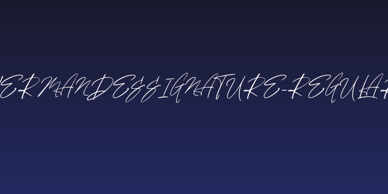 HermandesSignature-Regular Social Header