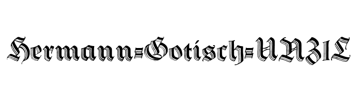Hermann-Gotisch-UNZ1L  font caratteri gratis