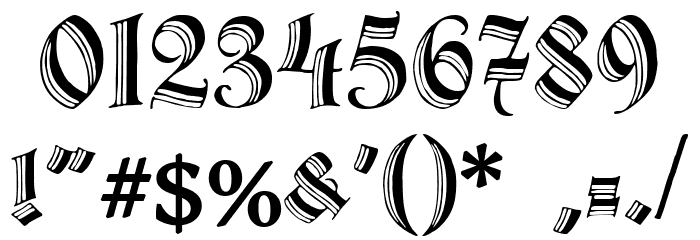 Hermann-Gotisch-UNZ1L Font OTHER CHARS