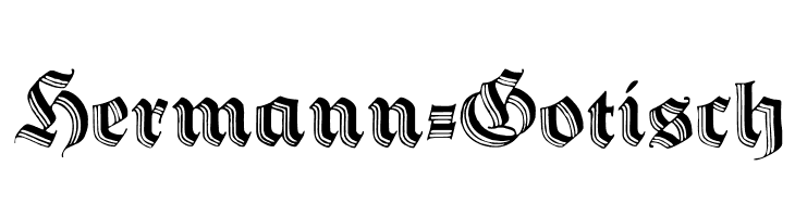 Hermann-Gotisch Font