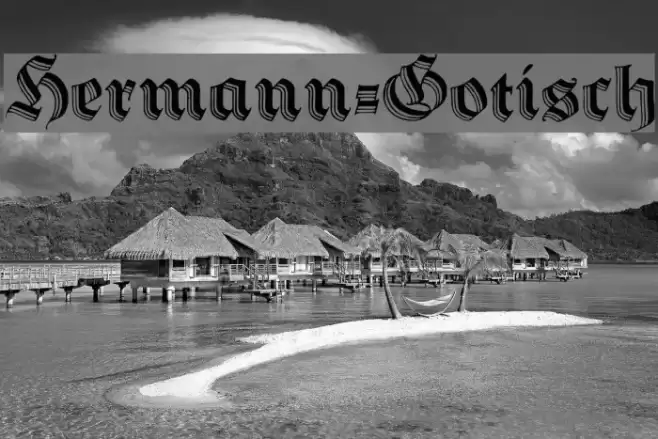 Hermann-Gotisch خط examples