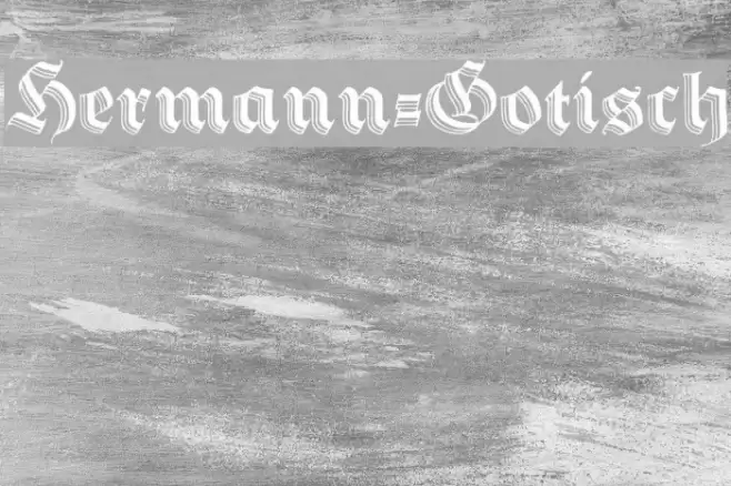Hermann-Gotisch خط examples