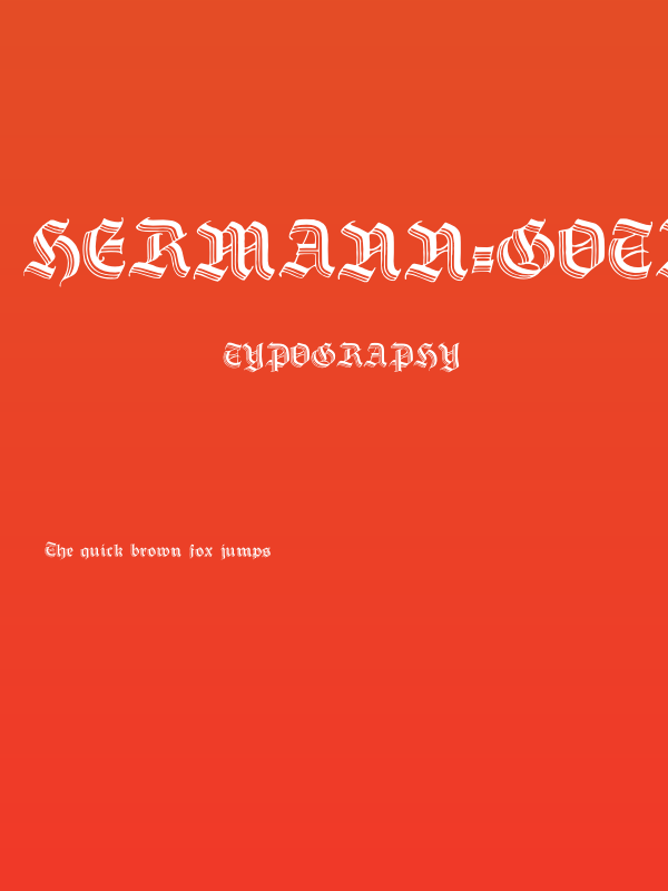 Hermann-Gotisch Poster