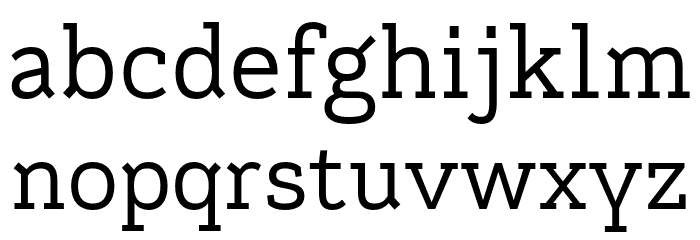 Hermano Regular Font LOWERCASE