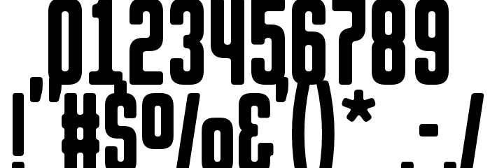 HermanoAlto Round Font OTHER CHARS