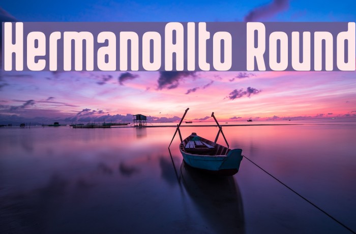 HermanoAlto Round Font examples