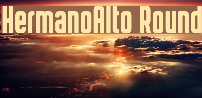 HermanoAlto Round Font examples