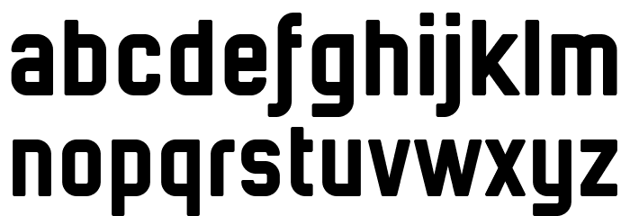 HermanoMayor Regular Font LOWERCASE