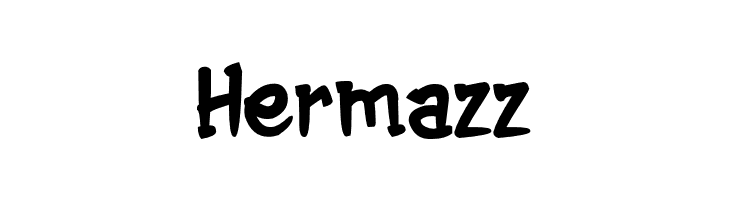 Hermazz  font caratteri gratis