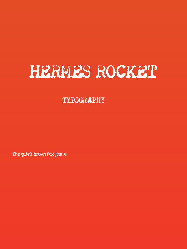 Hermes Rocket Poster