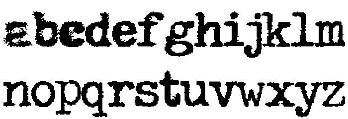 Hermes Rocket Font LOWERCASE