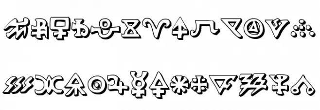 Hermetic Spellbook 3D Fuentes MINÚSCULAS