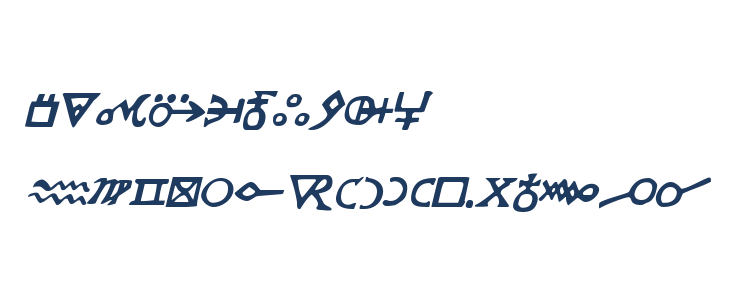 Hermetic Spellbook Italic Other Characters