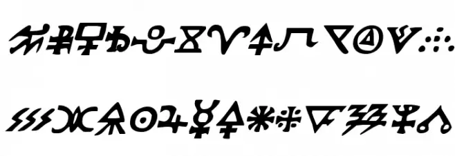 Hermetic Spellbook Italic Fuentes MINÚSCULAS