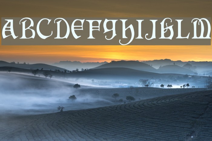 Hermia!` Font examples