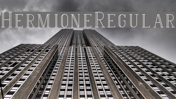 Hermione-Regular Font examples
