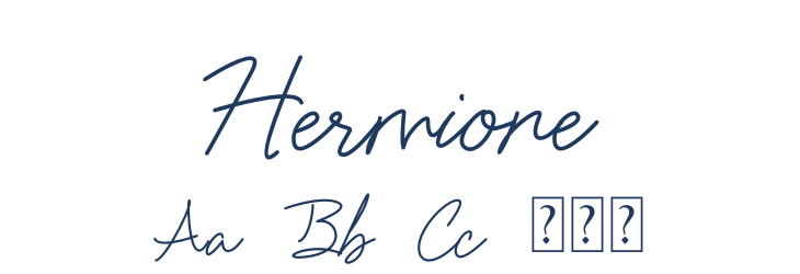 Hermione Font Preview