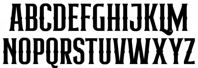 Hermona Font UPPERCASE
