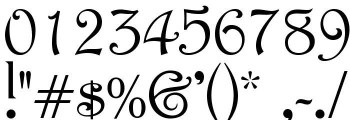 HermosaOpti Font OTHER CHARS