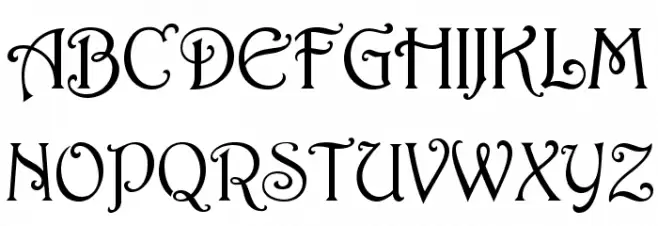 HermosaOpti Font Litere mari