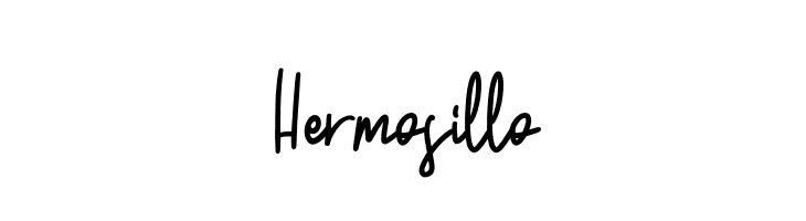Hermosillo  Frei Schriftart Herunterladen
